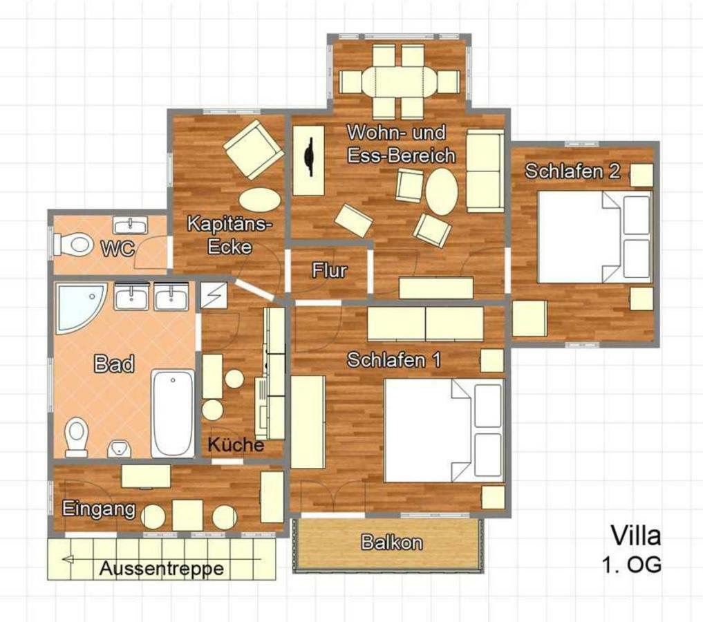 Strandvilla Rheingold - Ferienwohnung Da Vinci Goehren  Exterior photo